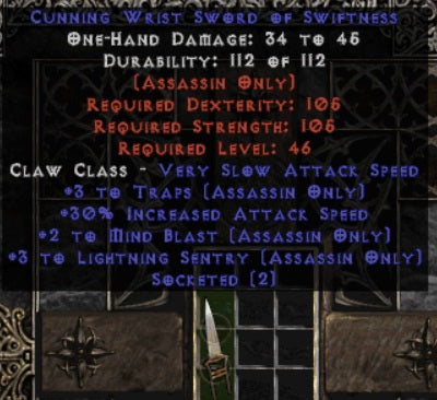 '+6/30ias Trap Claw (2 Socket) - Europe Non-Ladder
