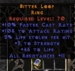 Bitter Loop Ring - Europe Non-Ladder