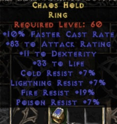 Chaos Hold Ring - West Non-Ladder
