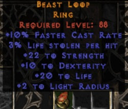 Beast Loop Ring - East Non-Ladder