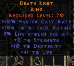 Death Knot Ring - West Non-Ladder