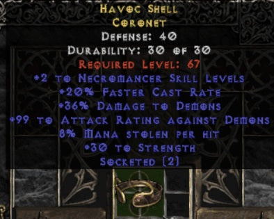 Havoc Shell Coronet - East Non-Ladder