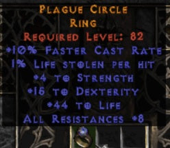 Plague Circle Ring - East Non-Ladder
