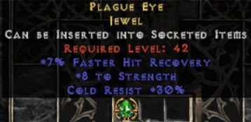 Plague Eye Jewel - West Non-Ladder