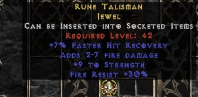 Rune Talisman Jewel - East Non-Ladder