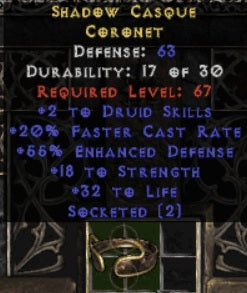 Shadow Casque Coronet - East Non-Ladder