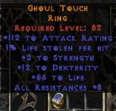 Ghoul Touch Ring - Europe Non-Ladder