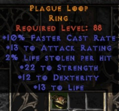 Plague Loop Ring - Europe Non-Ladder