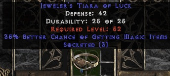 Artisan's Tiara of Luck - East Non-Ladder