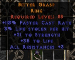 Bitter Grasp Ring - East Non-Ladder