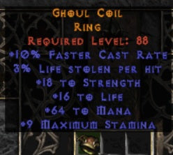 Ghoul Coil Ring - East Non-Ladder