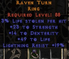 Raven Turn Ring - Europe Non-Ladder