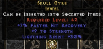 Skull Gyre Jewel - West Non-Ladder